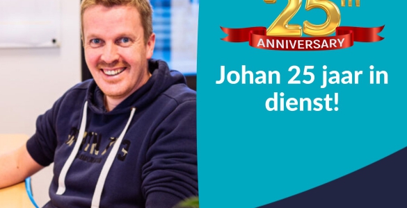 Johan 25 jaar in dienst! - Ter Harmsel